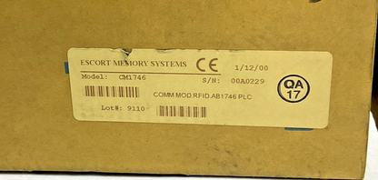 ESCORT MEMORY SYSTEMS CM1746 I/O MODULE