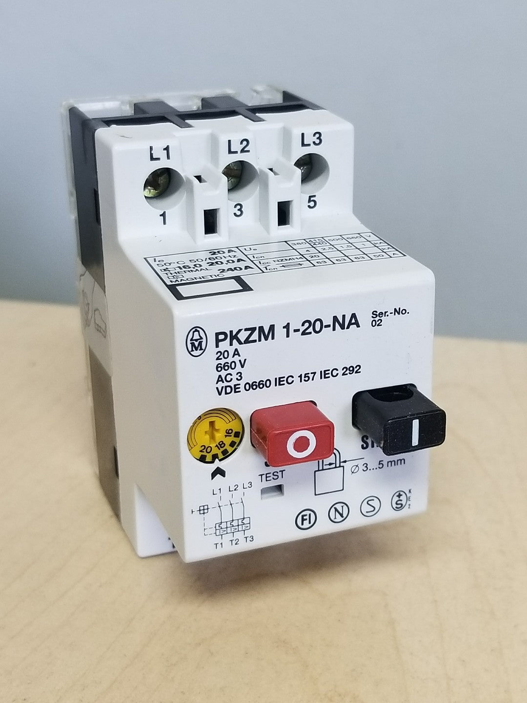 KLOCKNER MOELLER PKZM1-20 Motor Protector LOT OF 2 NEW IN BOX