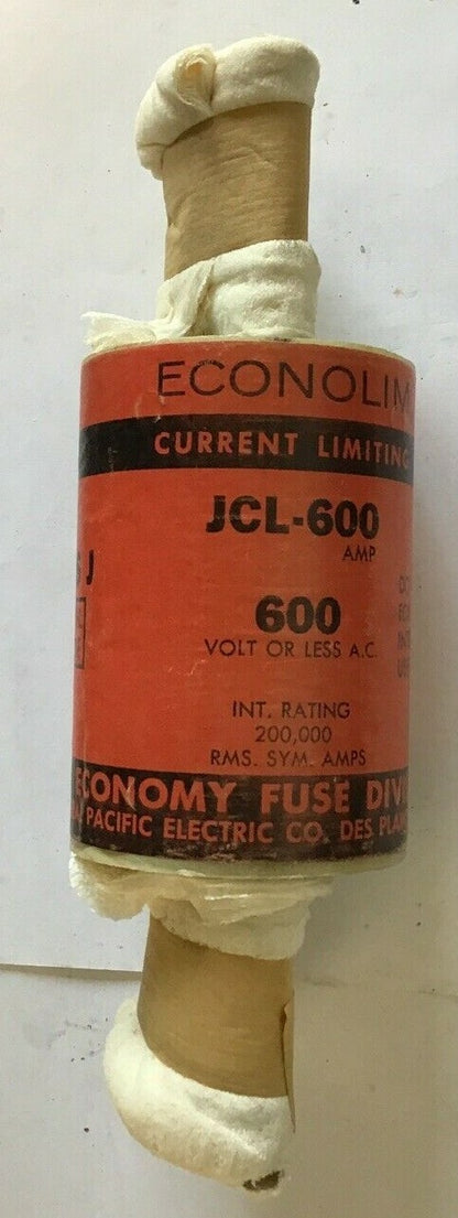 FEDERAL PACIFIC JCL-600 ECONOLIM 600A 600VAC CLASS J