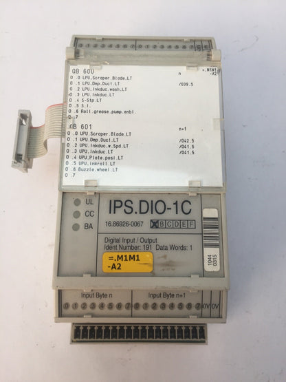 MAN ROLAND IPS.DIO-1C DIGITAL INPUT/OUTPUT MODULE
