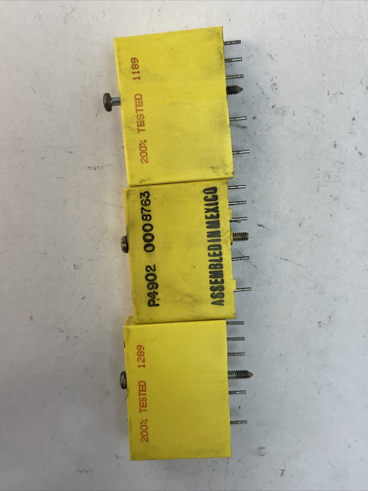 POTTER&BRUMFIELD/OPTO22 IAC-5 I/O MODULE INPUT 90-140VAC OUTPUT 30VDC (LOT OF 3)