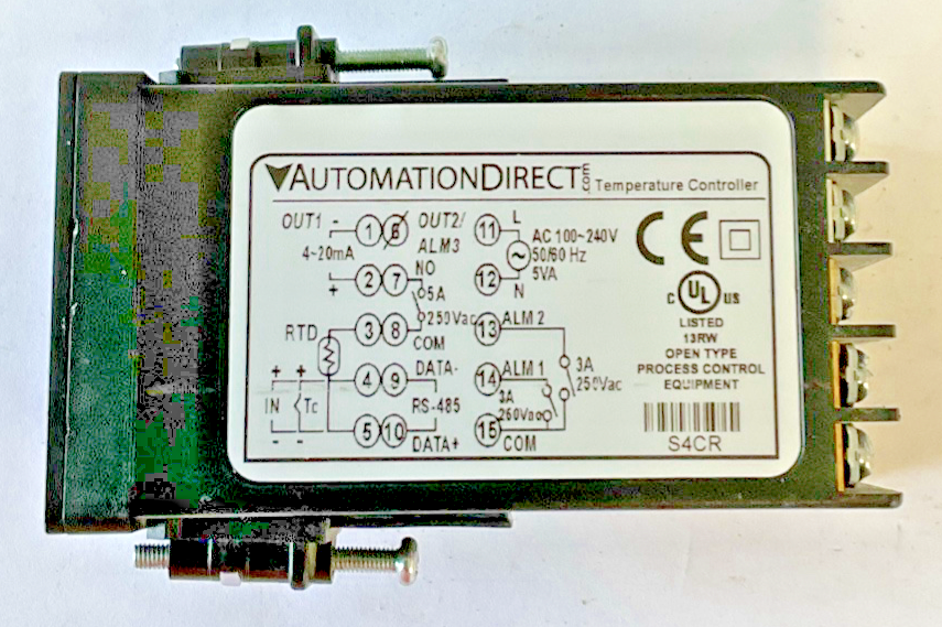 AUTOMATION DIRECT SL4848-CR TEMPERTAURE CONTROLLER 240V 50/60HZ 5VA