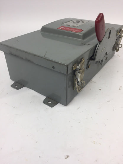 WESTINGHOUSE JHU221 HEAVY DUTY SAFETY SWITCH 240 VAC 250 VDC 30 AMP