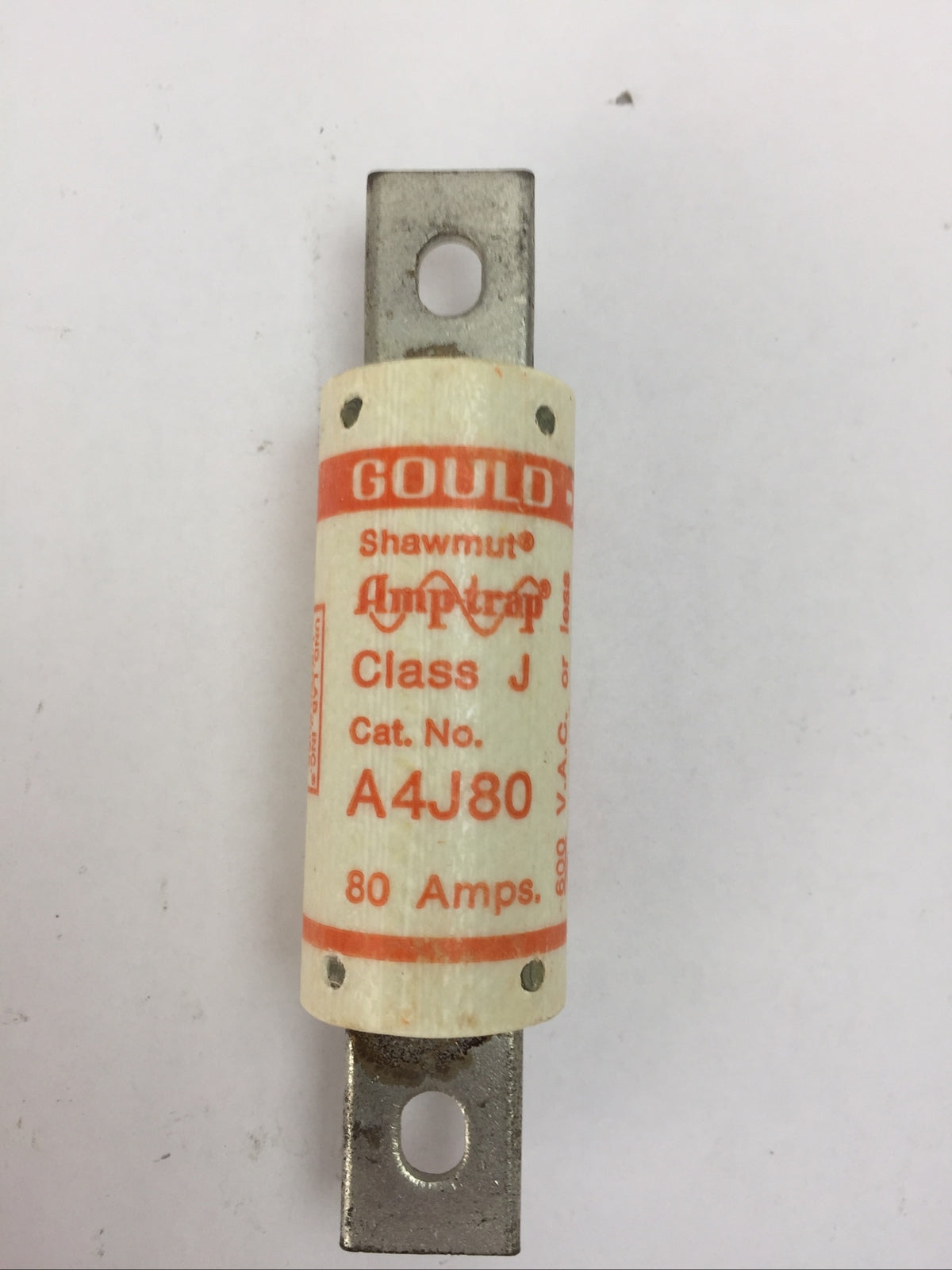 GOULD FERRAZ SHAWMUT A4J80 AMP-TRAP CLASS J FUSE 80AMP 600VAC (LOT OF 5)