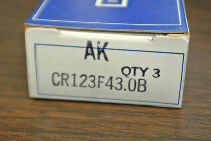 BOX of 3 / GE CONTROL CR123F43.0B THERMAL OVERLOAD HEATER ELEMENTS / NEW SURPLUS