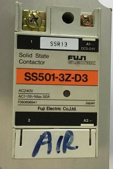 FUJI SS501-3Z-D3 SOLID STATE CONTACTOR 240VAC 50A