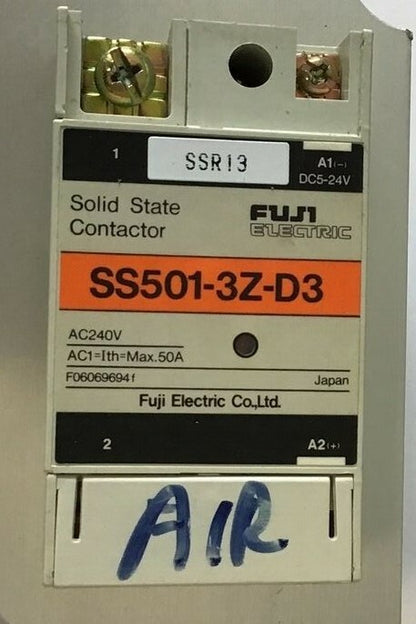 FUJI SS501-3Z-D3 SOLID STATE CONTACTOR 240VAC 50A