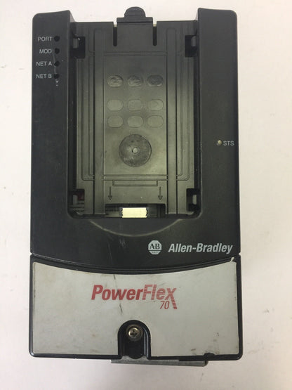 ALLEN BRADLEY POWER FLEX 70 20AD3P4A0AYNNNC0 AC DRIVE INPUT 432-528VAC OUTPUT