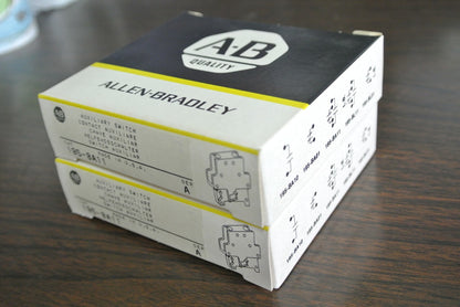 ALLEN-BRADLEY 195-BA11 AUXILIARY SWITCH CONTACT - NEW SURPLUS - LOT of 2