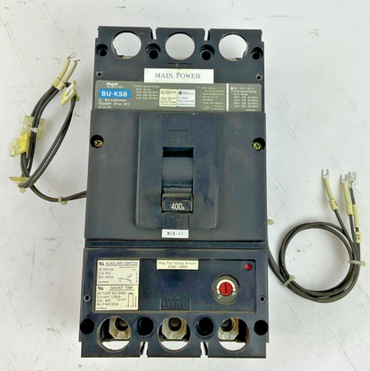 FUJI ELEC BU-KSB3400 CIR. BREAKER 400A W/ BU-WKH AUX SWITCH W/ BU-FKH120A SHUNT