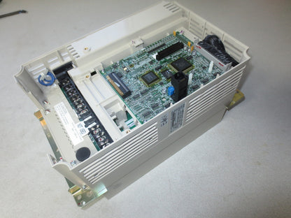 YASKAWA CIMR-E7U47P5 VARIABLE FREQUENCY DRIVE, 10HP - FOR PARTS or NOT WORKING