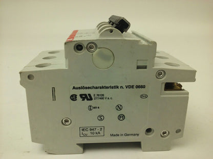 ABB, S273-K20A, CIRCUIT BREAKER, 3P, 277/480VAC, 10KA, 20A, VDE0660, NEW SURPLUS