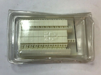 CUTLER HAMMER C383MS6 BLANK TAG 6MM BLOCKS ***LOTOF2***