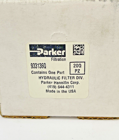 PARKER - 933136Q HYDRAULIC FILTER - 30P/030PD SERIES - 20Q 22PZ