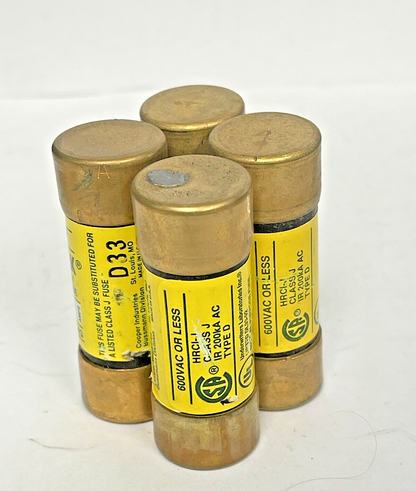 BUSS *LOT OF 4* LPJ-6SP  DUAL-ELEMENT TIME-DELAY CURRENT 6A 600 V