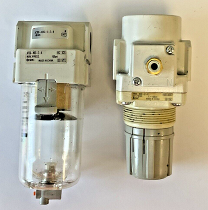 SMC AC30B-N03G-V-Z-B 150PSI, AF30-N03-Z-A W/ AR30-N03-Z-B 7-125PSI FILTER