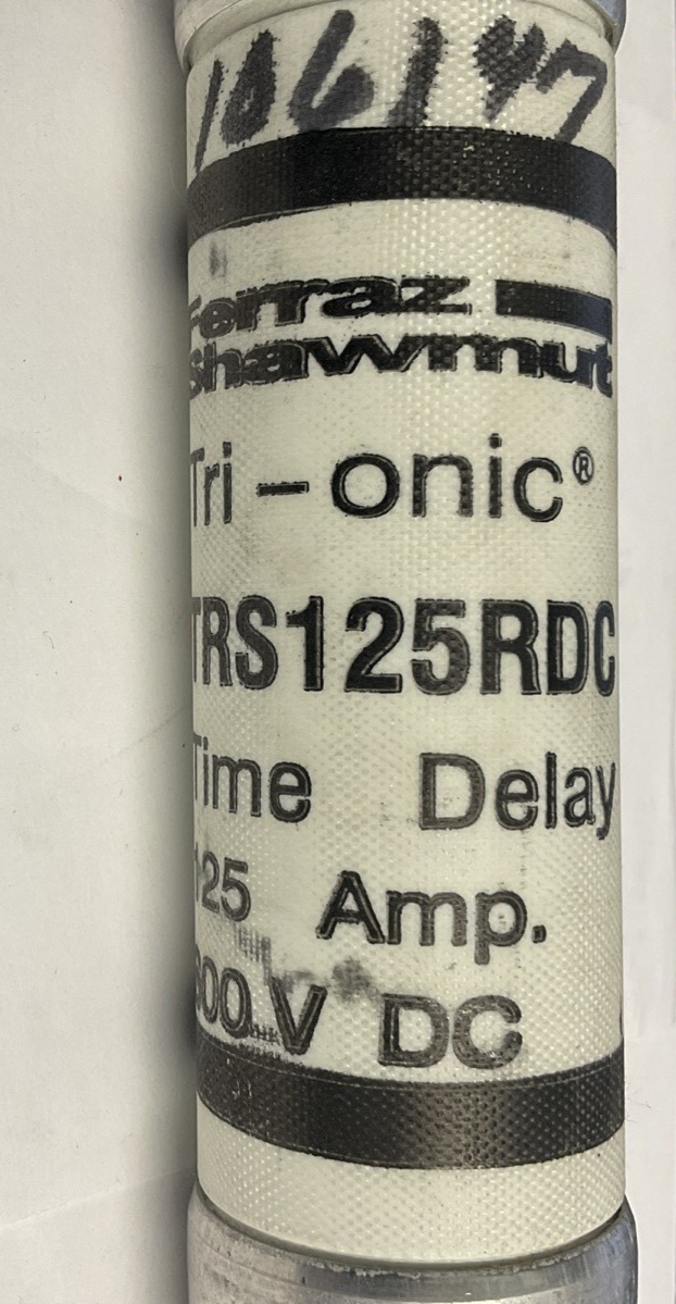 GOULD TRS125RDC FUSE 125A TRI-ONIC 600VAC/DC