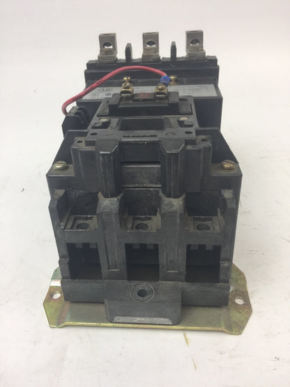 ALLEN BRADELY 500-DOD930 STARTER SIZE 3 600VAC 90A CD236 115-120V 60HZ 110V 50HZ
