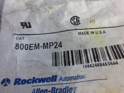 ALLEN-BRADLEY 800EM-MP24, Ser. A - MUSHROOM PUSH BUTTON - RED - NEW SURPLUS