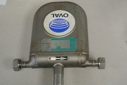 OVAL ULTRA CN015C-SS-200R FLOWMETER / 8.22MPa / 130° C / 1.778~17.78 kg/min