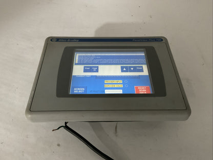 ALLEN BRADLEY 2711P-T7C4D8 SER A PANELVIEW PLUS 700 24VDC 2711P-RP8D SER A