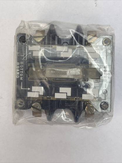 FURNAS 46ZBE20 CONTACT BLOCK 600VAC 10AMP PILOT DUTY 2N.O.