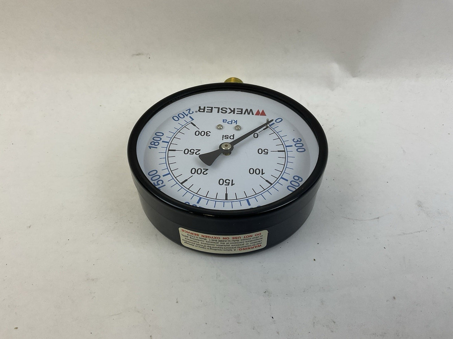 WEKSLER UA35F4L 0-300PSI PRESSURE GAUGE 1/4" NPT