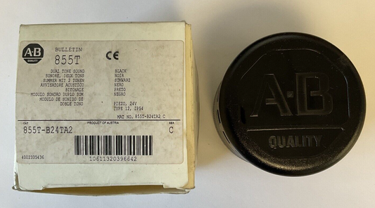ALLEN BRADLEY 855T-B24TA2 SOUND MODULE SER.C 24V BLACK