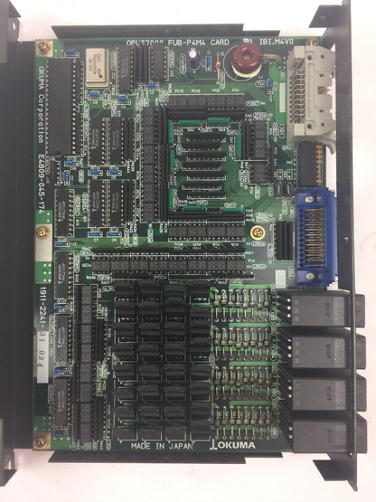 OKUMA FUB-P4M4 E4809-45-174 PC BOARD 1911-2241-31 024