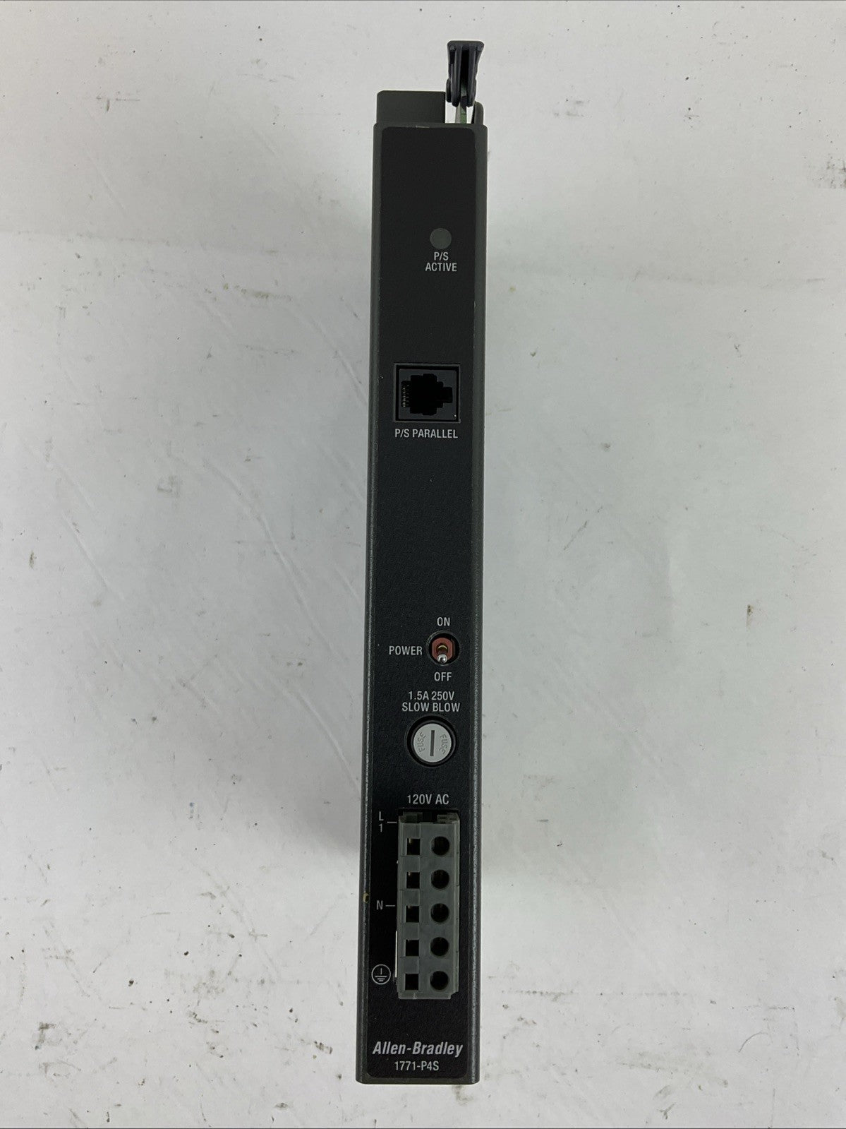 ALLEN BRADLEY 1771-P4S SER B INPUT 120VAC 0.9A OUTPUT 5VDC POWER SUPPLY MODULE