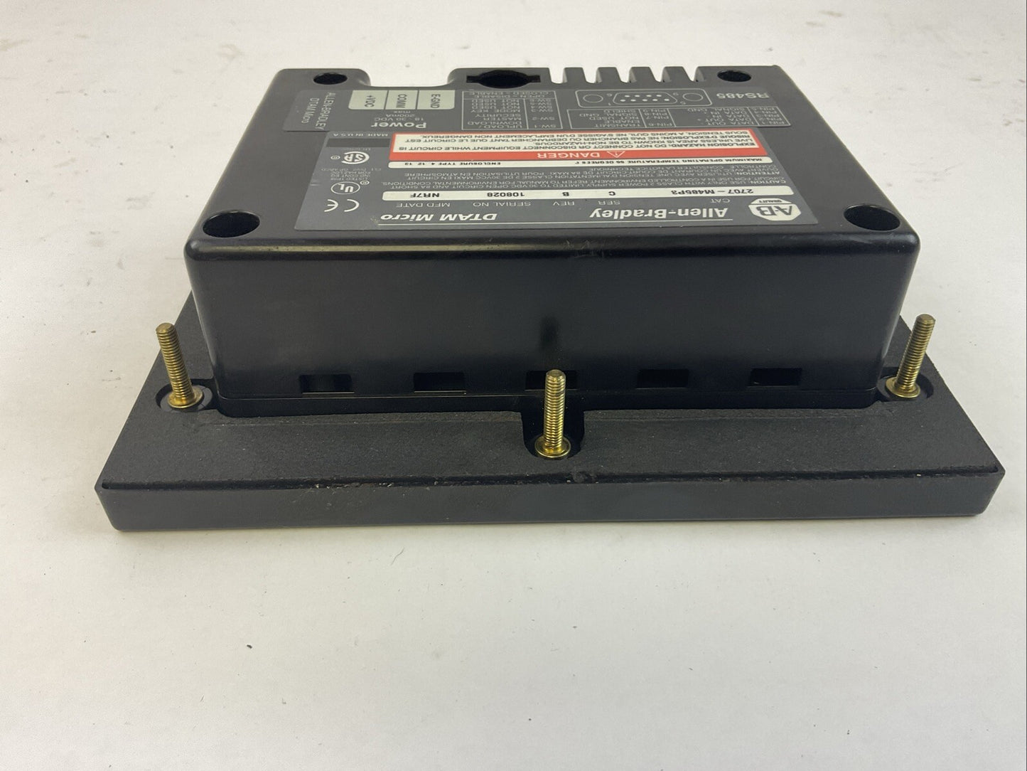 ALLEN BRADLEY 2707-M485P3 SER C REV B DTAM MICRO OPERATOR INTERFACE 18-30VDC