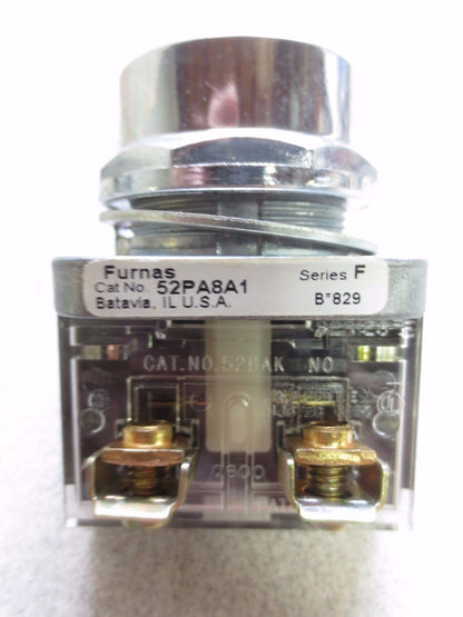 FURNAS  52PA8A1 Ser. F - PUSH BUTTON, BLACK - "START"