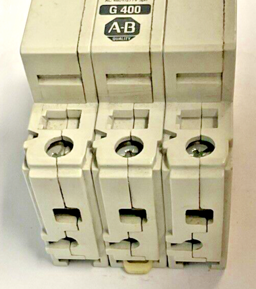 ALLEN BRADLEY 1492-CB3G400 40A 30HP MANUAL MOTOR CONTROLLER SER.C 480/277 3PH
