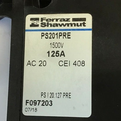 FERRAZ SHAWMUT PS201PRE FUSE HOLDER 1500V 125A