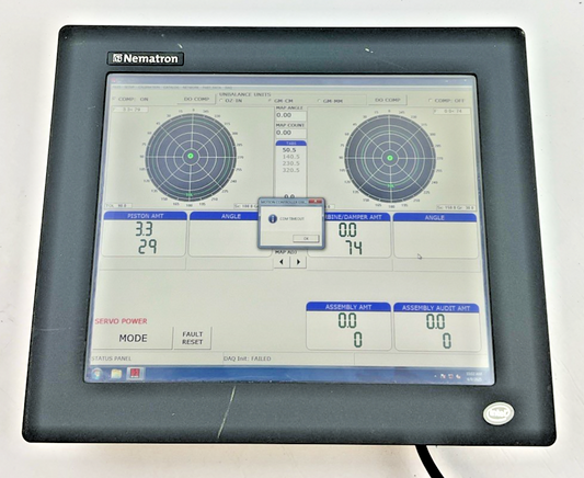 NEMATRON EPC1700T-T25002GB-40SS-WY7 TOUCH SCREEN PANEL 100-240VAC