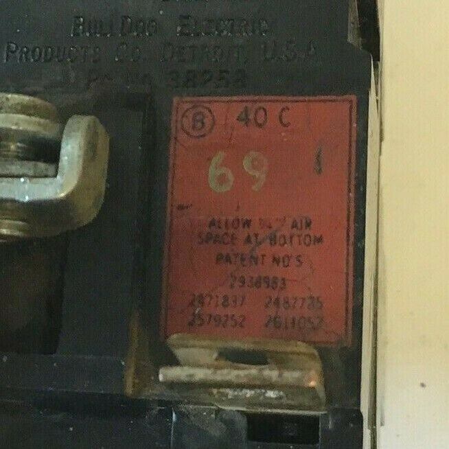 BULL DOG P215 PUSHMATIC BREAKER 2POLE 120/240VAC
