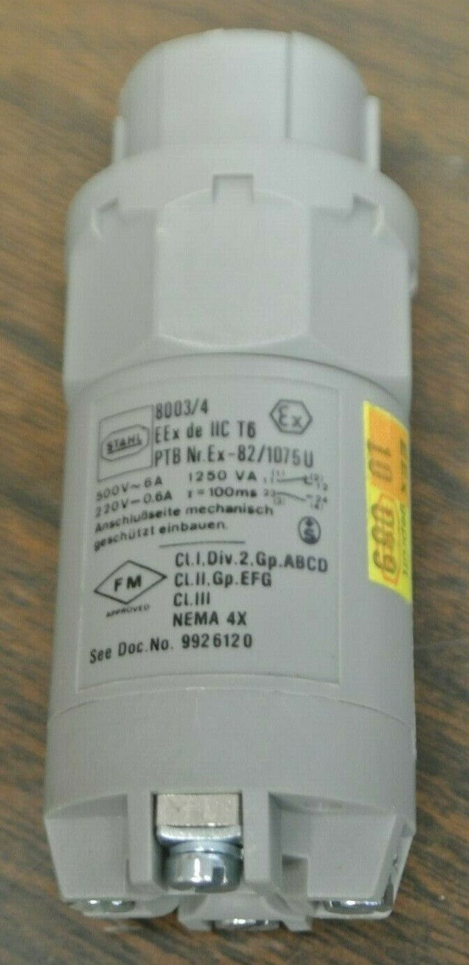 KILLARK 8003/40 PUSHBUTTON SWITCH / IEC 30.5 SERIES / 500V, 6A / NEW  SURPLUS