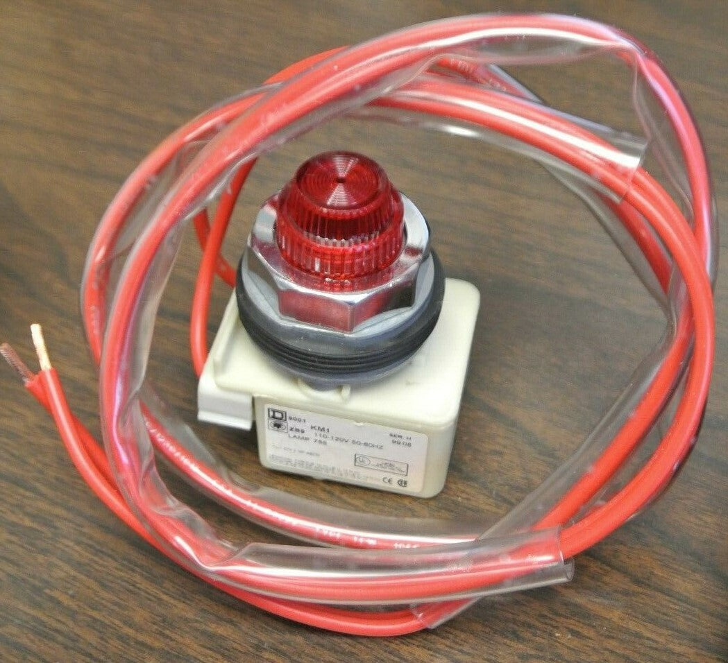 SQUARE D / 9999 SP28R PILOT LIGHT KIT / RED / TYPE S / SIZE 00-4 / NEW SURPLUS