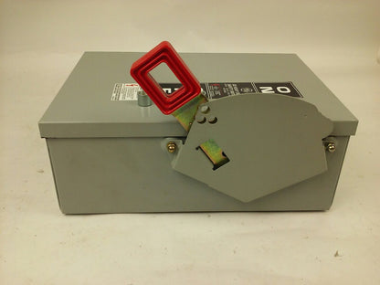 GE THN2261JDC H.D. SAFETY SWITCH 30A,600/250VDC, MODEL 10, TYPE 1,5,12 ENCLOSURE