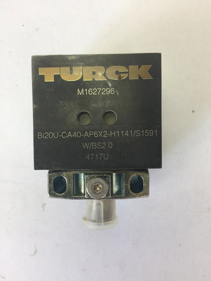 TURCK BI20U-CA40-AP6X2-H1141/S1591W/BS2.0 WELDGUARD SENSOR 10-30VDC 200mA