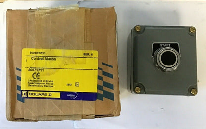 SQUARE D 9001KYK11 CONTROL STATION PUSH BUTTON SER.A "START"