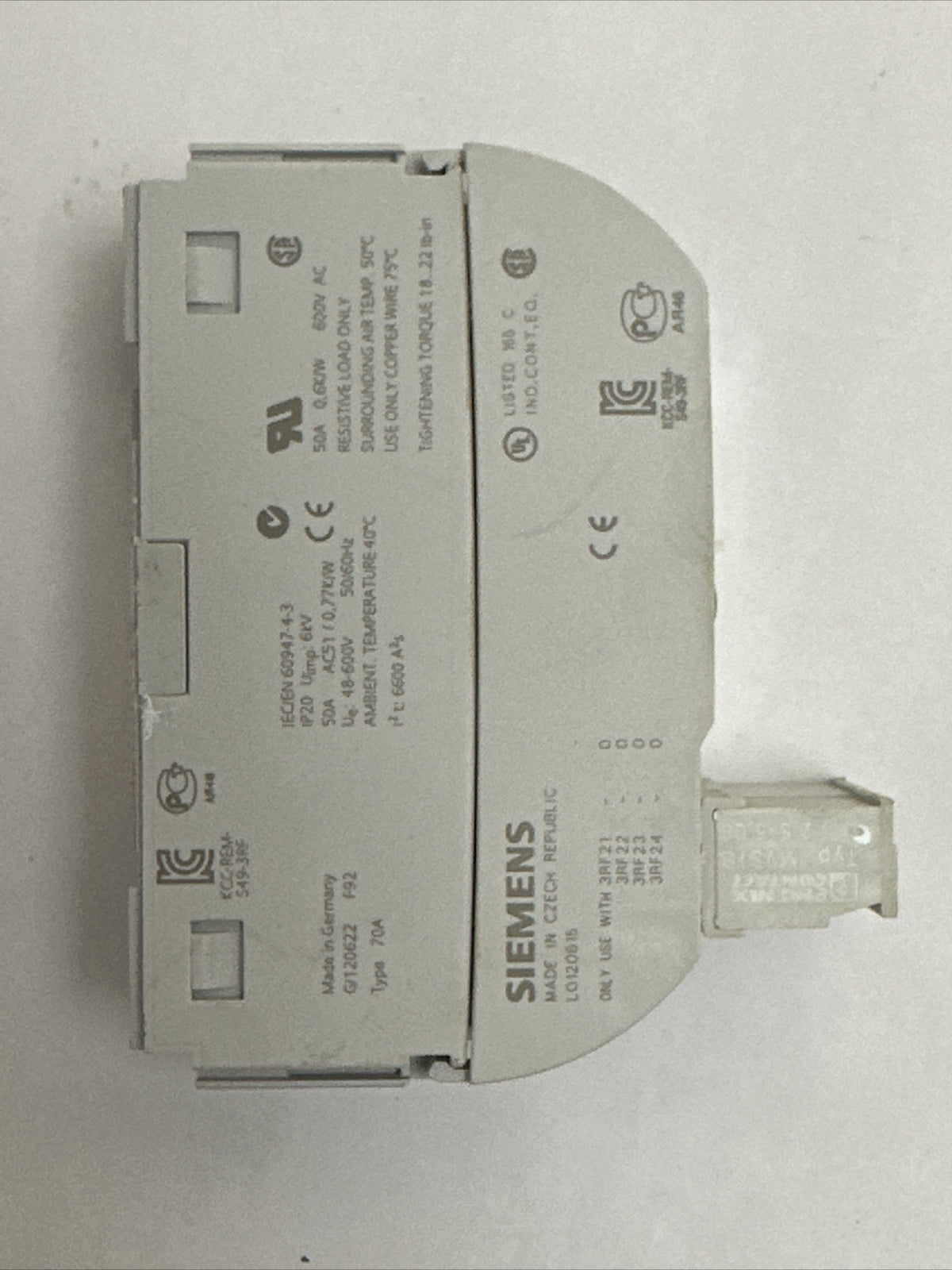SIEMENS 3RF2900-0EA18 CONVERTOR CONTROL