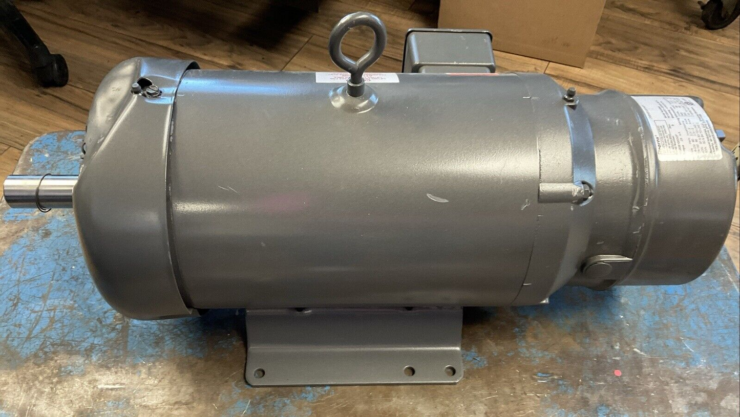 BALDOR BM3707 MOTOR 5HP 208-230/460V 14.2-13.6/6.8A 1745RPM 3PH 105606100DQF REV