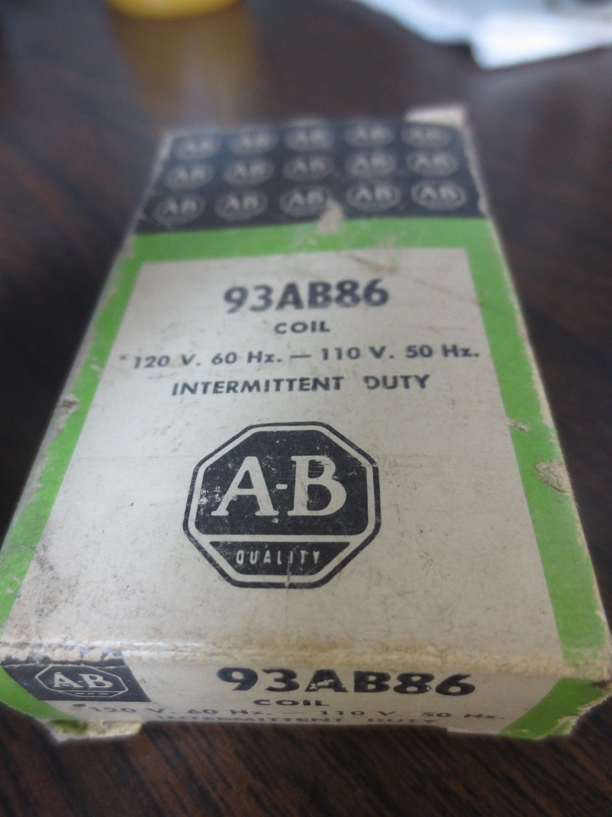 ALLEN-BRADLEY 93AB86 COIL, INTERMITTENT DUTY 120V/60Hz, 110V/50Hz - NEW SURPLUS