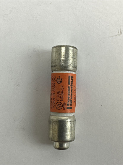 FERRAZ SHAWMUT ATDR8 AMP-TRAP 2000 CLASS CC FUSE 8AMP 600VAC 300VDC (LOT OF 4)