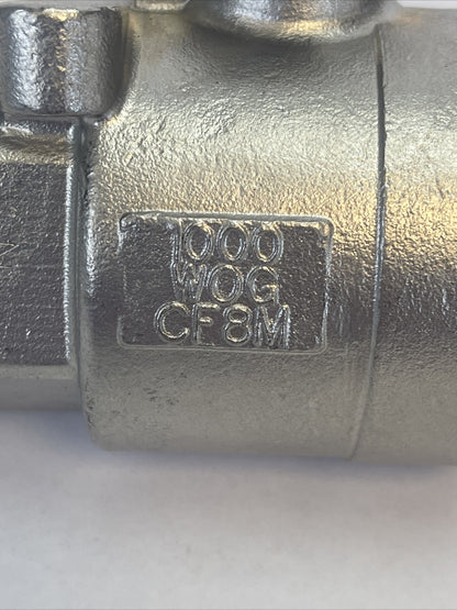 FNW 1000 WOG CF8M 1-1/2" BALL VALVE