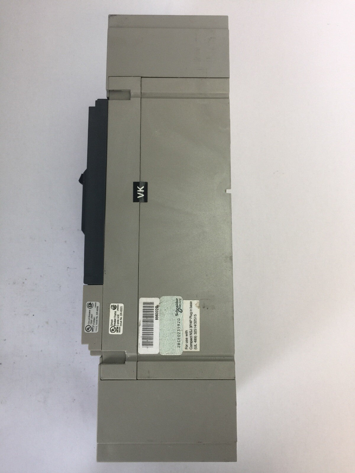 SQUARE D DJL36250E53 POWER PACK CIRCUIT BREAKER 600 VAC 250A