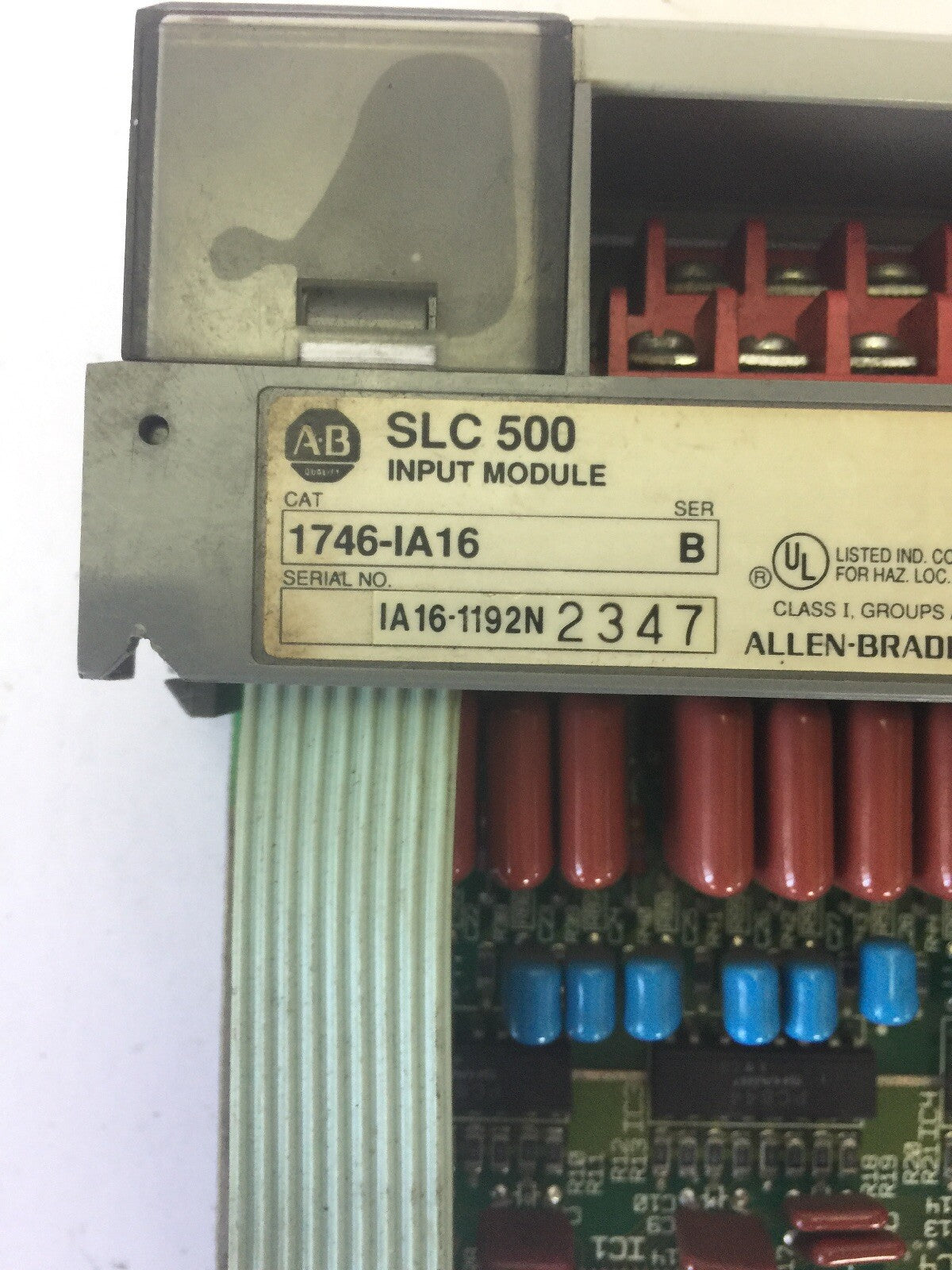 ALLEN BRADLEY 1746-IA16 INPUT MODULE SER B 85-132VAC