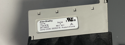 ALLEN BRADLEY 1734-AENT ETHERNET ADAPTER SER.B FW.5.015 24VDC W /1734-RTB