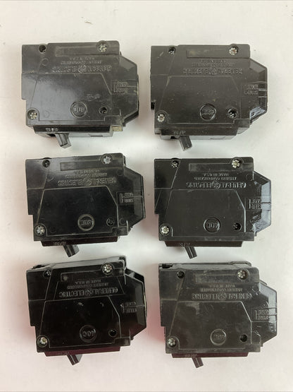 GE THQL1150 CIRCUIT BREAKER 1POLE 50AMP 120/240VAC (LOT OF 6)
